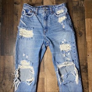 Abercrombie and Fitch Mom Jeans
